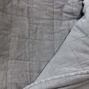 H&M dark gray Quilted cotton Bedding bedspread or coverlet
